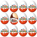 12x Jajko Niespodzianka Kinder Surprise 20g