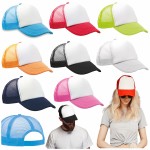 CZAPKA Z DASZKIEM typu TRUCKER z siateczką Kolorowa