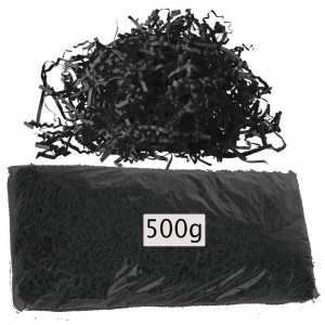WYPEŁNIACZ WYPEŁNIENIE DO PREZENTÓW DO PUDEŁKA 500g CZARNY