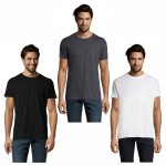 KOSZULKA MĘSKA 100% BAWEŁNA 190g T-SHIRT BIAŁY, SZARY, CZARNY 3-PAK SOL'S IMPERIAL 
