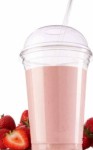 100SZT OP WIECZKA PLA WYPUKŁE Z OTWOREM POKRYWKI DO KUBKÓW, śr. 95 mm  DO KUBKÓW  NA smoothie i sałatki 100szt.
