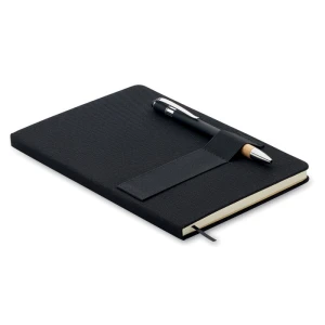 NOTES CZARNY A5 LINIA Z UCHWYTEM NA TELEFON DŁUGOPIS GRATIS DLA NAUCZYCIELA DLA STUDENTA DLA UCZNIA