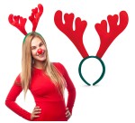 ROGI RENIFERA OPASKA NA GŁOWĘ ŚWIĄTECZNY GADŻET