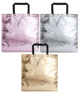 TORBA NA ZAKUPY PREZENTOWA LAMINOWA  BŁYSZCZĄCA RÓŻNE KOLORY