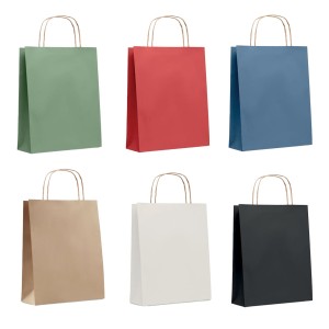 TORBA PAPIEROWA PREZENTOWA 210x80x180mm 90gr EKO 6 KOLORÓW DO WYBORU