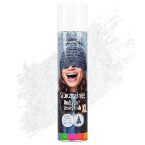 SZTUCZNY ŚNIEG XL 300ml SPRAY DO DEKORACJI OKIEN, WITRYN, LUSTER,  CHOINKI